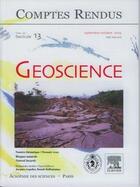 Couverture du livre « Comptes rendus academie des sciences, geoscience, t.337, fascicule 13, septembre octobre 2005 : risque » de Angelier Jacques aux éditions Elsevier