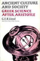 Couverture du livre « Greek Science After Aristotle » de Lloyd G E aux éditions Random House Digital