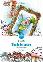 Couverture du livre « Art-thérapie ; grand bloc : tableaux ; 60 coloriages » de Jean-Luc Guerin et Disney aux éditions Hachette Pratique