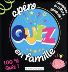 Couverture du livre « Apéro quiz en famille » de  aux éditions Larousse