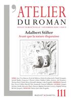 Couverture du livre « L'atelier du roman t.111 : Adalbert Stifter : avant que la nature disparaisse » de L'Atelier Du Roman aux éditions Buchet Chastel