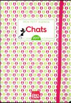 Couverture du livre « Mon petit agenda chats (édition 2017) » de Isabelle Collin aux éditions Editions 365