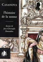 Couverture du livre « L'histoire de la nonne » de Casanova/Donnad aux éditions Vilo