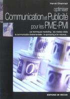 Couverture du livre « Optimiser communication et publicite pour les pme-pmi » de Herve Ghannad aux éditions De Vecchi