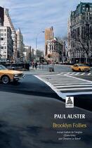 Couverture du livre « Brooklyn follies » de Paul Auster aux éditions Actes Sud