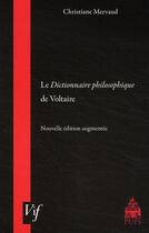 Couverture du livre « Le dictionnaire philosophique de Voltaire » de Mervaud C aux éditions Pu De Paris-sorbonne