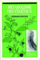 Couverture du livre « Metabolisme vegeteaux » de Richter aux éditions Ppur