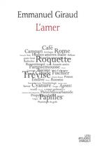 Couverture du livre « L'amer » de Emmanuel Giraud aux éditions Les Ateliers D'argol