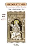 Couverture du livre « Méditations pour tous les jours de l'année liturgique t.1 » de Solitaire aux éditions Edilys