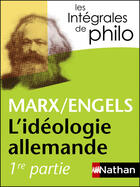 Couverture du livre « L'idéologie allemande ; Marx, Engels » de Christian Roche et Jean-Jacques Barrere et Denis Huisman aux éditions Nathan