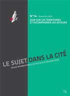 Couverture du livre « Agir sur les territoires et accompagner les acteurs » de Christophe Blanchard aux éditions Teraedre