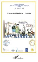 Couverture du livre « Pauvreté et droits de l'homme » de Lidho aux éditions Editions L'harmattan