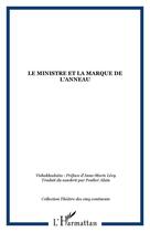 Couverture du livre « Le ministre et la marque de l'anneau » de  aux éditions Editions L'harmattan