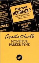 Couverture du livre « Monsieur Parker Pyne » de Agatha Christie aux éditions Editions Du Masque