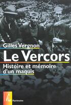 Couverture du livre « Vercors » de Vergnon G aux éditions Editions De L'atelier