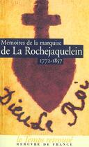 Couverture du livre « Memoires » de La Rochejaquelein aux éditions Mercure De France