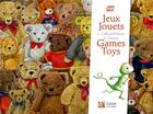 Couverture du livre « Jeux-jouets/games-toys » de Laurence Caillaud-Roboam et Guillaume Trannoy aux éditions Leon Art Stories
