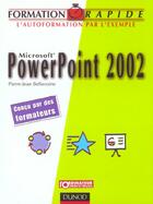 Couverture du livre « Powerpoint 2002 » de Pierre-Jean Bellavoine aux éditions Dunod