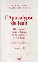 Couverture du livre « L'apocalypse de Jean Tome 1 et Tome 2 » de Isabelle Donegani et Jean Delorme aux éditions Cerf