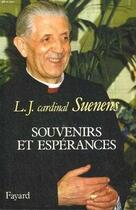 Couverture du livre « Souvenirs et espérances » de Leon-Joseph Suenens aux éditions Jubile