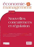 Couverture du livre « Économie et management T.159 ; nouvelles concurrences et régulation » de  aux éditions Reseau Canope