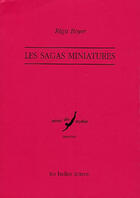 Couverture du livre « Les sagas miniatures » de Regis Boyer aux éditions Belles Lettres