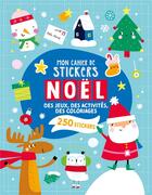 Couverture du livre « Mon cahier de stickers - noel » de Atelier Cloro aux éditions 1 2 3 Soleil
