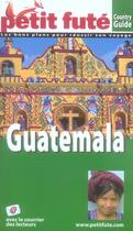 Couverture du livre « Guatemala (édition 2008/2009) » de Collectif Petit Fute aux éditions Le Petit Fute