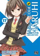 Couverture du livre « La mélancolie de Haruhi ; Brigade S.O.S. Tome 17 » de Nagaru Tanigawa et Noizi Ito et Gaku Tsugano aux éditions Pika