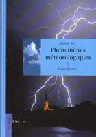 Couverture du livre « Guide des phénomènes météorologiques » de Hans Hackel aux éditions Eugen Ulmer