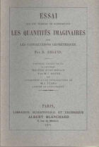 Couverture du livre « Essai sur une manière de représenter les quantités imaginaires dans les constructions géométriques » de R Argand aux éditions Blanchard