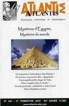 Couverture du livre « Revue Atlantis N.441 ; Mystères D'Egypte, Mystères Du Monde » de Revue Atlantis aux éditions Atlantis