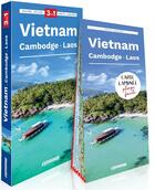 Couverture du livre « Vietnam, en plus cambodge et laos (guide 3en1) » de  aux éditions Expressmap