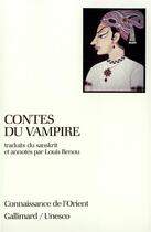Couverture du livre « Contes du Vampire » de Anonyme aux éditions Gallimard