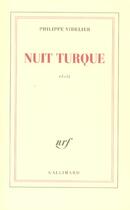 Couverture du livre « Nuit turque » de Philippe Videlier aux éditions Gallimard