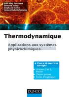 Couverture du livre « Thermodynamique » de  aux éditions Dunod
