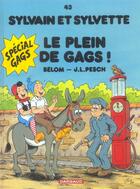 Couverture du livre « Sylvain et Sylvette Tome 43 : le plein de gags » de Belom et Jean-Louis Pesch aux éditions Dargaud
