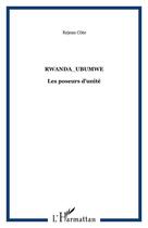 Couverture du livre « Rwanda_ubumwe - les poseurs d'unite » de Rejean Cote aux éditions Editions L'harmattan