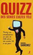 Couverture du livre « Quizz séries tv » de Sanchez aux éditions Chiron