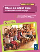 Couverture du livre « Rituels en langue orale cycles 1, 2 , 3 + cd audio » de  aux éditions Retz