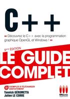 Couverture du livre « C++ (5e édition) » de Yannick Gerometta et Julien Le Corre aux éditions Ma