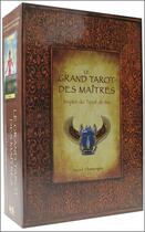 Couverture du livre « Le grand tarot des maîtres ; tarot de mu ; coffret » de Muriel Champagne aux éditions Ada