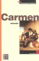 Couverture du livre « CARMEN » de Marianne Jaegle et Prosper Merimee aux éditions Bordas