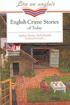 Couverture du livre « English crime stories of today » de  aux éditions Le Livre De Poche