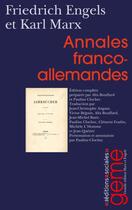 Couverture du livre « Annales franco-allemandes » de  aux éditions Editions Sociales