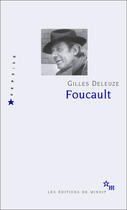 Couverture du livre « Foucault » de Gilles Deleuze aux éditions Minuit