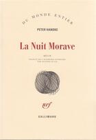 Couverture du livre « La nuit morave » de Peter Handke aux éditions Gallimard