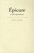 Couverture du livre « Epicure et les épicuriens » de Jean Brun aux éditions Puf