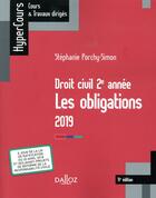 Couverture du livre « Droit civil 2e annee ; les obligations (édition 2019) (11e édition) » de Stephanie Porchy-Simon aux éditions Dalloz