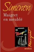 Couverture du livre « Maigret en meublé » de Georges Simenon aux éditions Omnibus